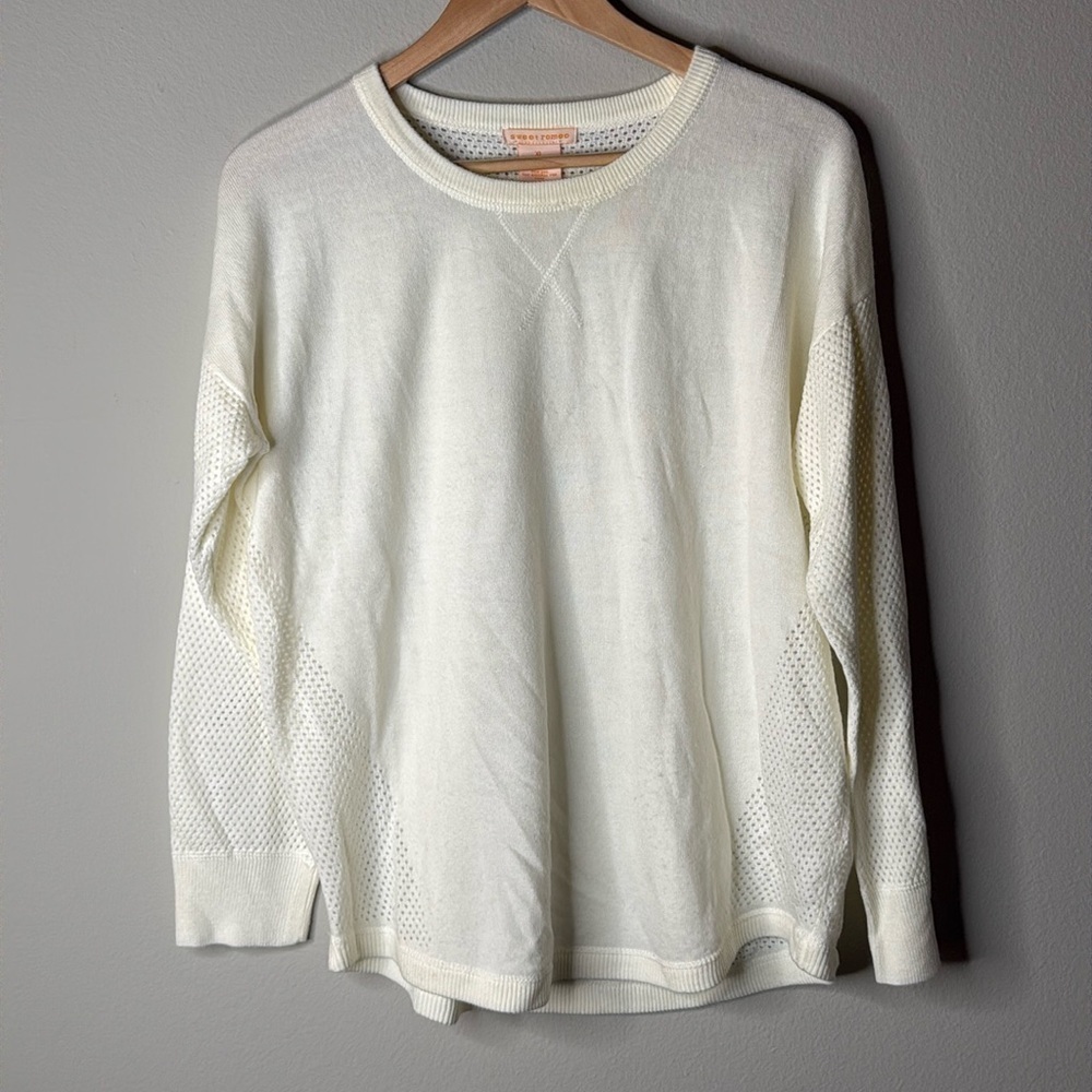 Sweet Romeo Nordstrom Pullover Crewneck Sweater in Cream Size XL